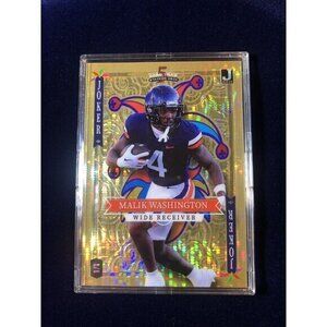 Malik Washington 1/1 Gold Joker Collectible Card 2023